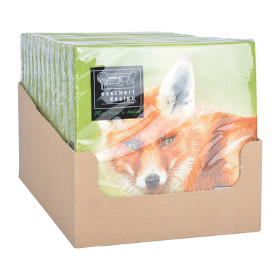 Servilletas de Papel Zorro 33x33cm